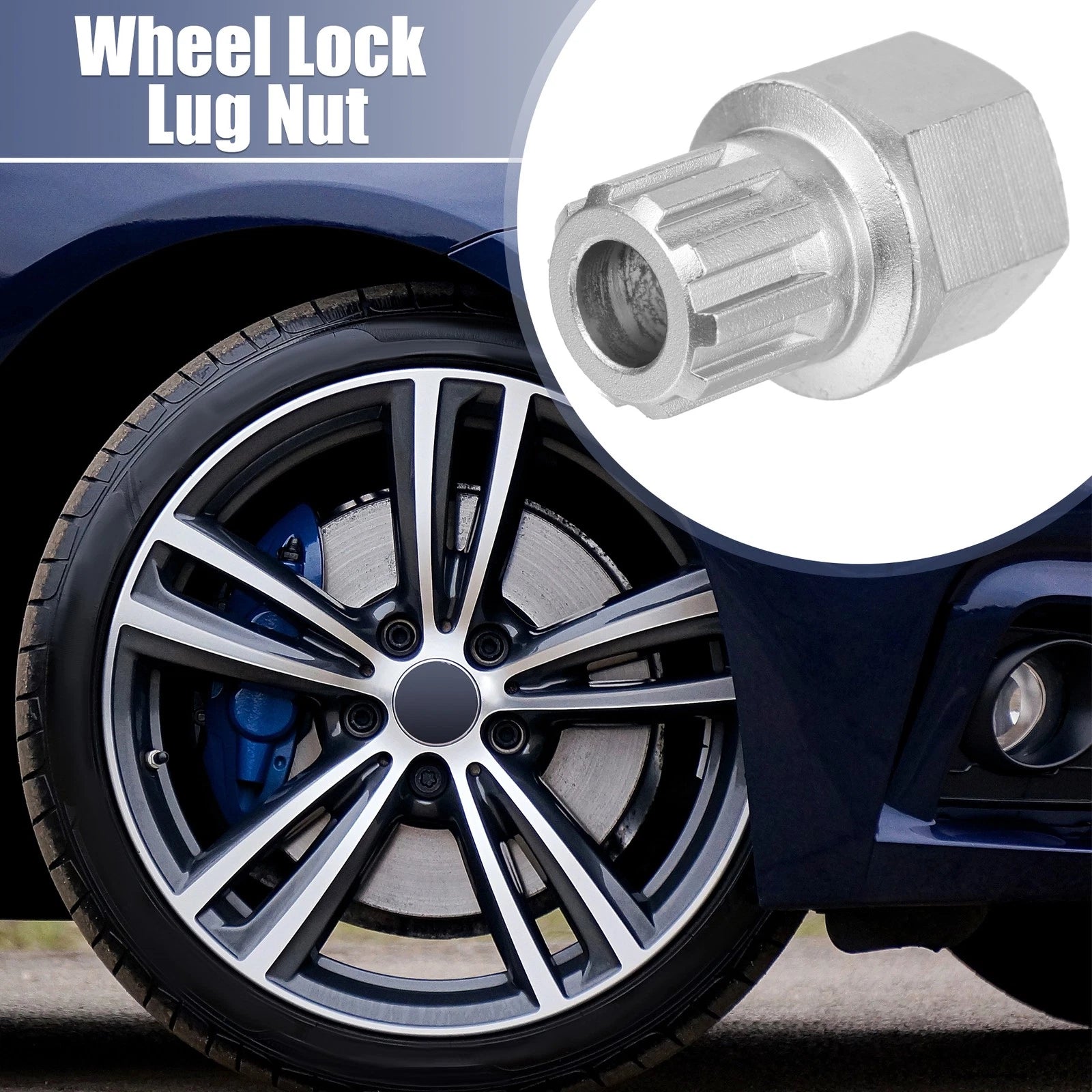 Anti Theft Wheel Lock Lug Key Removal Tool for VW and Audi (1999–2018)