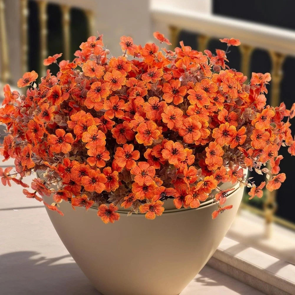 35cm Eucalyptus Silk Flower Stems for Wedding DIY Decoration
