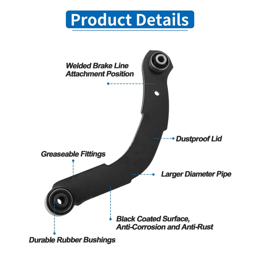 2 Pcs Front Upper Control Arms with Ball Joints for Dodge Durango (2016–2022)