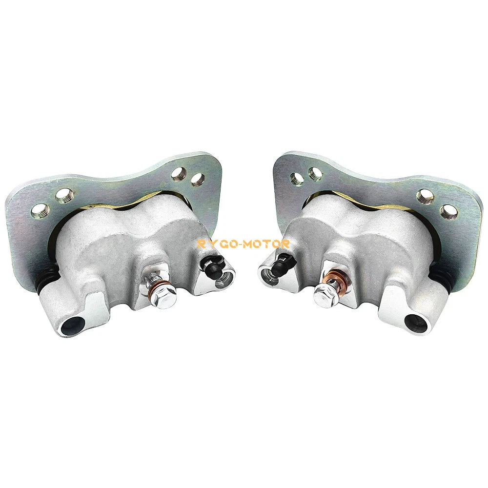 Rear Left Right Brake Calipers & Pads for Polaris Ranger Crew 800 900 1000 XP (2013–2021)
