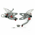 Rearsets Footpegs Pedals for BMW S 1000 RR (2010–2014) T9 Titan-color