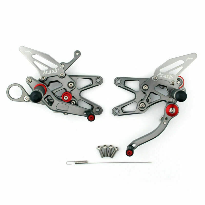 Rearsets Footpegs Pedals for BMW S 1000 RR (2010–2014) T9 Titan-color
