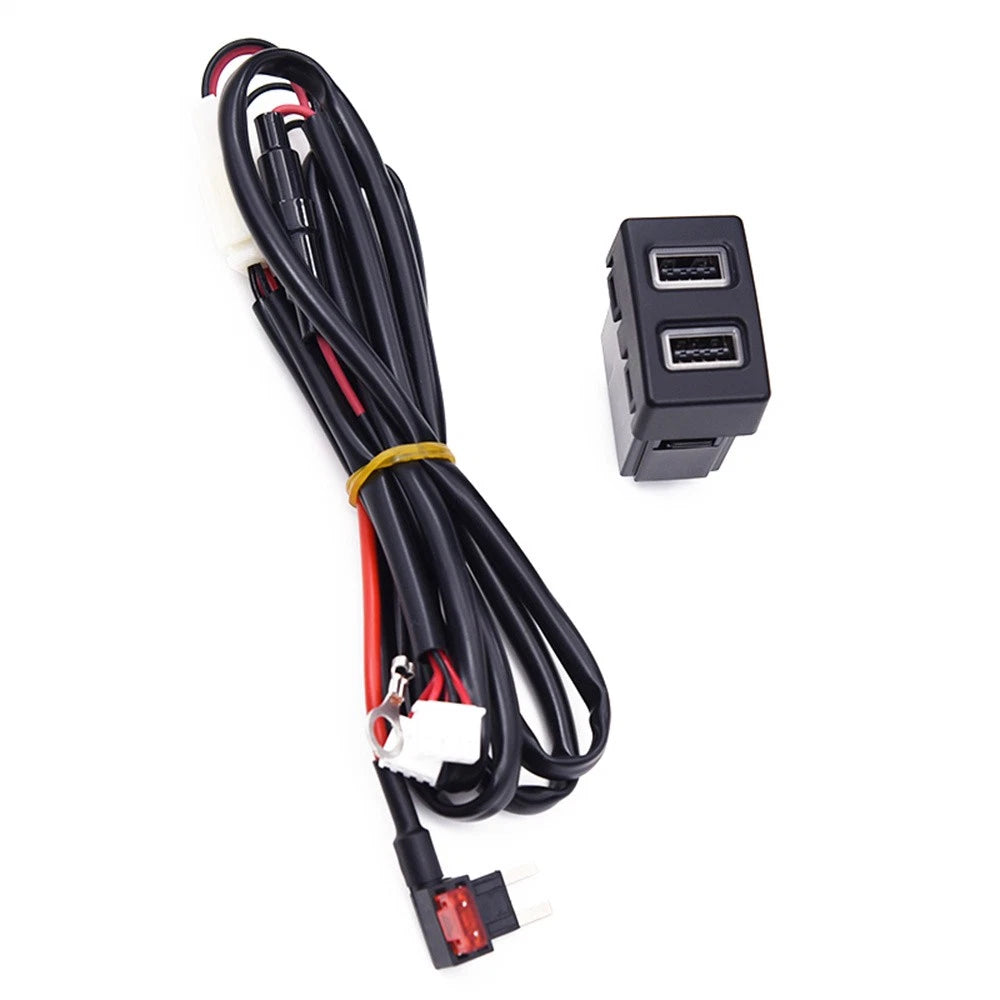 18W Dual USB Car Charger QC3.0 for Mazda 6/3/5/2/CX-7 (2010–2020)