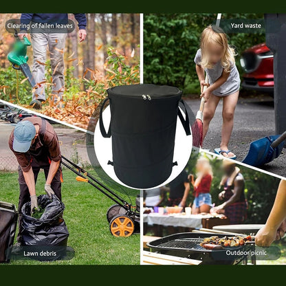 Collapsible Trash Bin for Outdoor Use (Camping, Picnics, Barbecue)