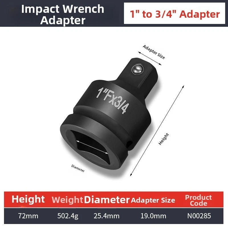 Socket Adapter Set for Professional Grade Use (Square Drive)