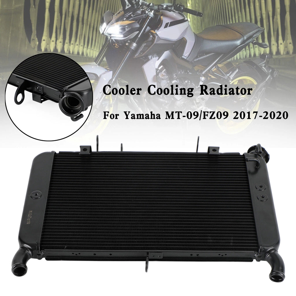 Aluminum Radiator for Yamaha MT09 FZ09 MT-09 (2017–2022) T9