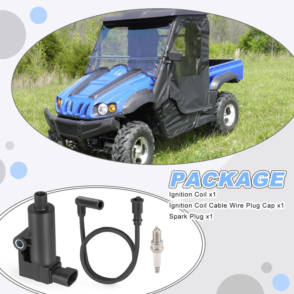 Ignition Coil Spark Plug Wire Kit for Hisun 500 UTV (2015–2023)