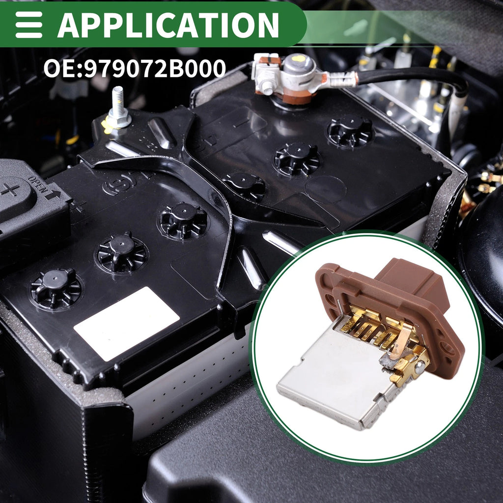 HVAC Blower Motor Resistor OEM Replacement for Hyundai Santa Fe (2005–2012)