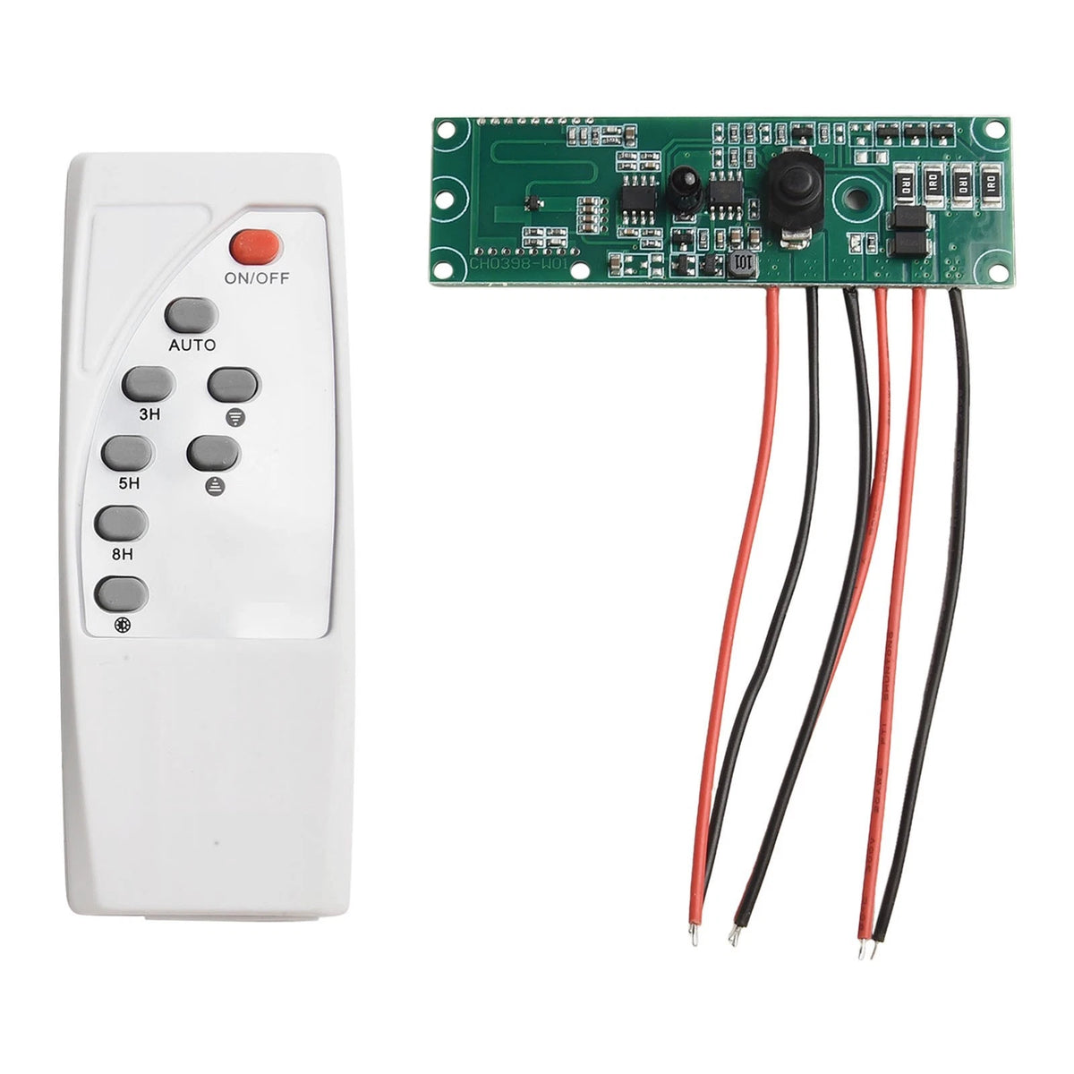 Remote Controlled Solar Light Circuit Board with Motion Sensor Technology