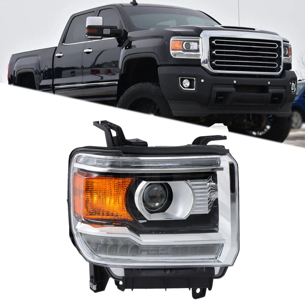 HID Projector Headlight Right Side for GMC Sierra 2500HD (2016–2019)