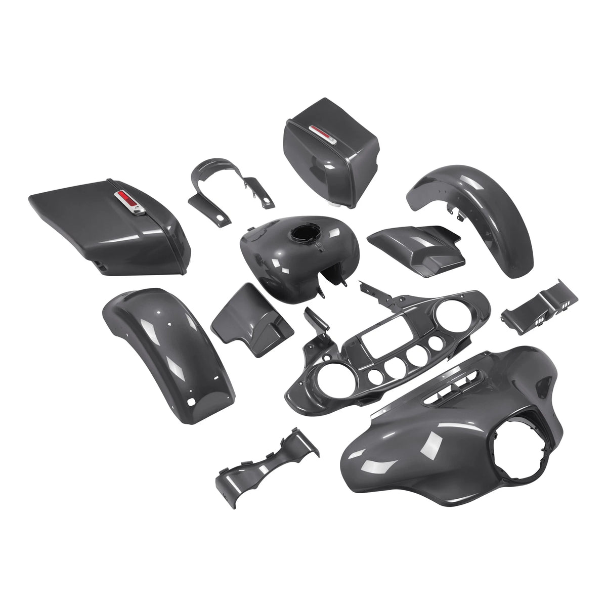 Fairings Body Painted Set for Harley Street Glide (2014–2023) Gauntlet Gray Metallic