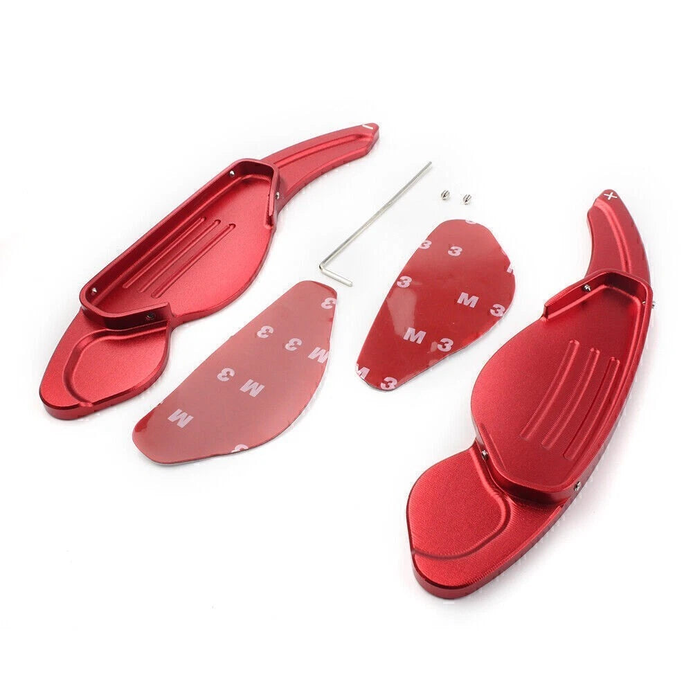 2X Alloy Steering Wheel Shift Paddle Extensions for Land Rover Jaguar