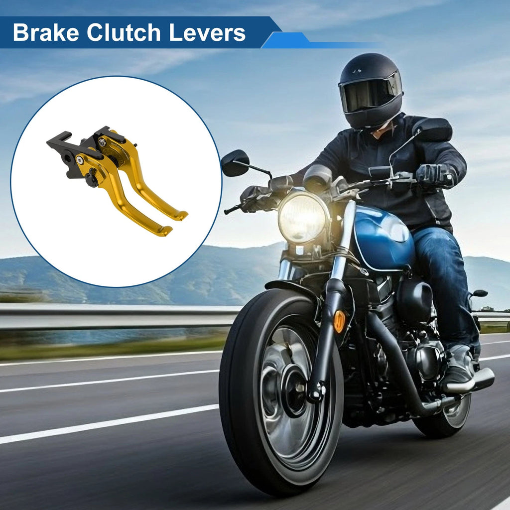Adjustable Short Brake Clutch Lever Pair for Honda Monkey 125 (2019–2024)