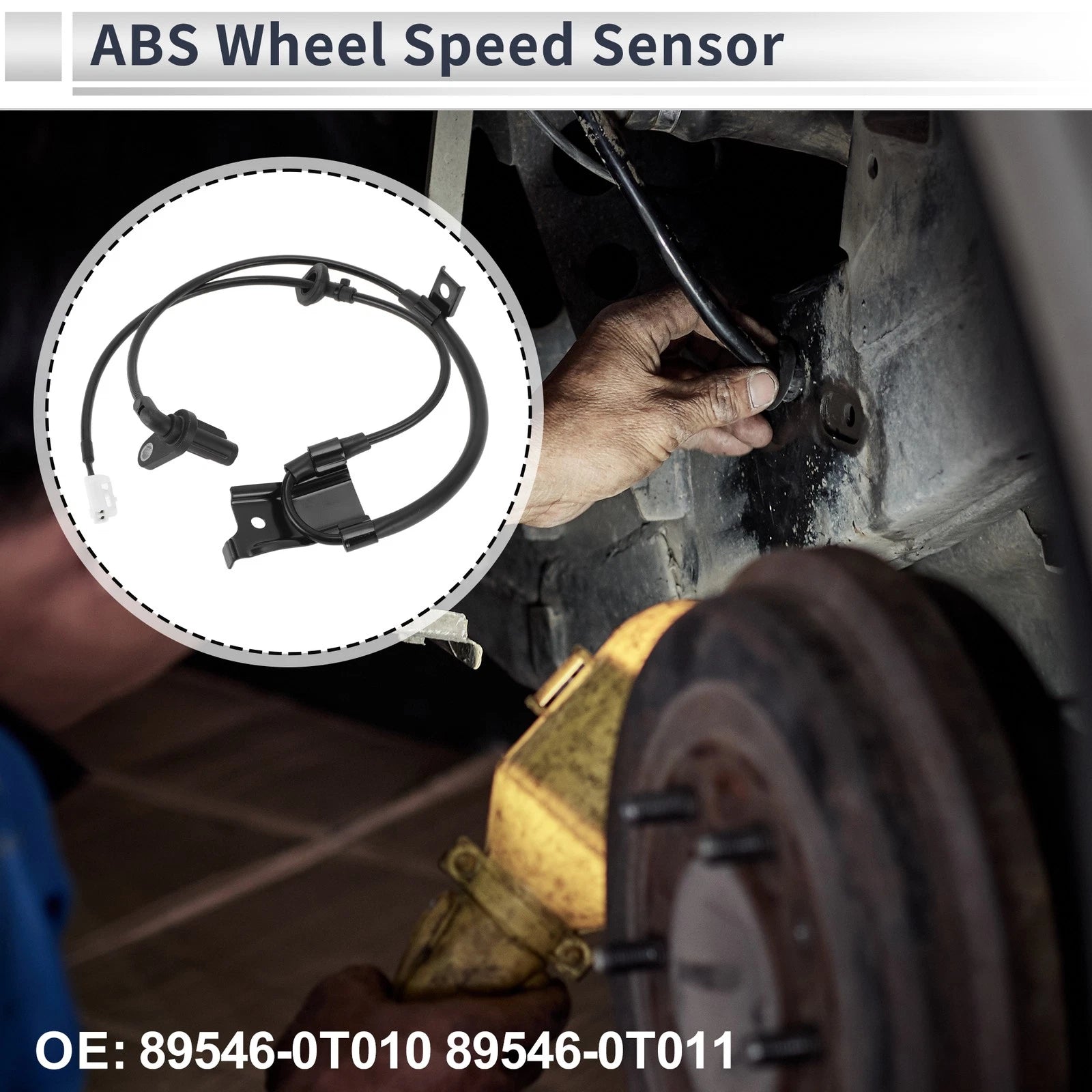 ABS Wheel Speed Sensor Replacement Rear Left for Toyota Venza (2009–2015)