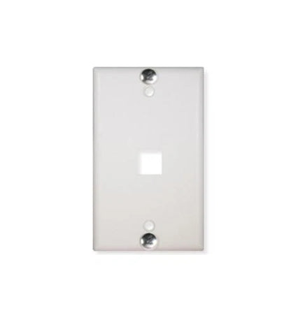 Wall Plate for ICC IC107FFWWH (1-Port, White)