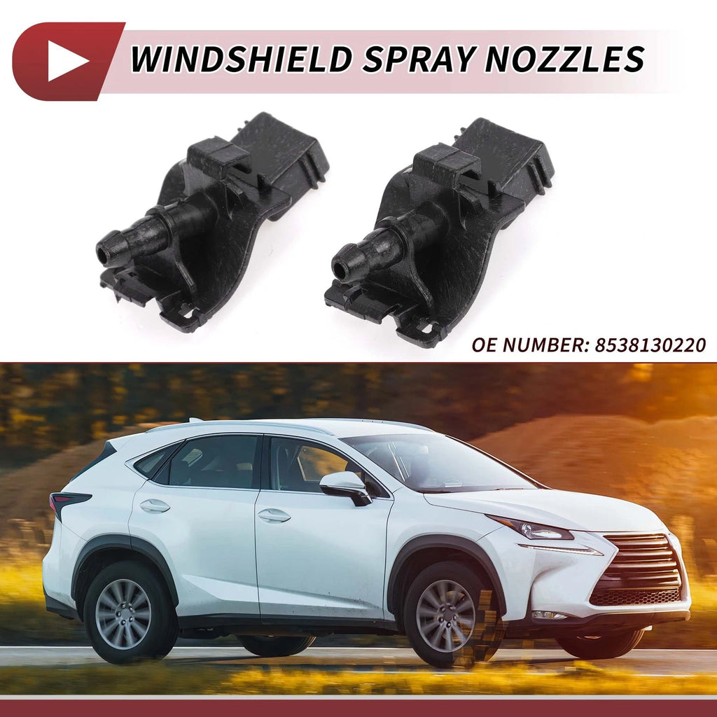 Front Windshield Washer Nozzle Replacement for Toyota Tacoma (2016–2023) 2pc