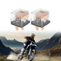 2X 4-Pin 48V 80A Waterproof Auto Relay for Multi-Purpose Use