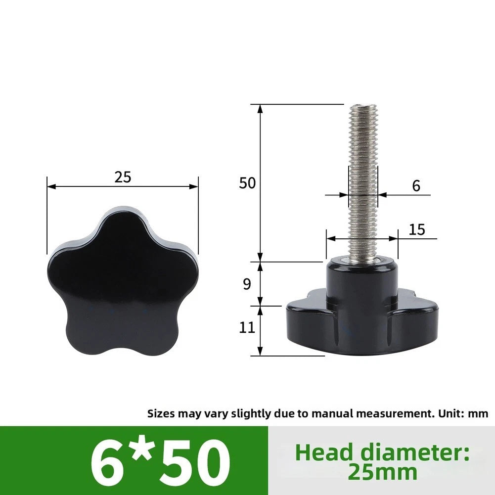 M6 Thumb Screw Clamping Knob for CNC Lathe Milling