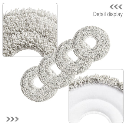 Cleaning Cloth Kit for Cecotec 11090 Vacuum Cleaner (4 Pieces)