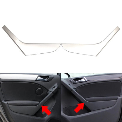 Pair Inner Door Handle Trim Covers for VW Golf MK6 (2009–2013)
