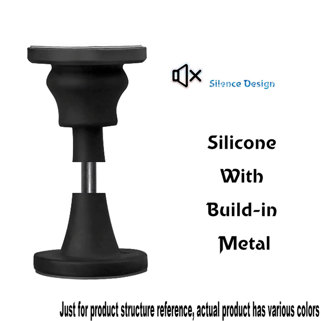 Silicone Door Stopper for Universal Use (Clear White)
