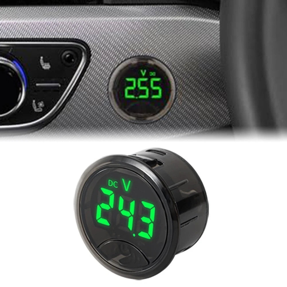 Touch Switch DC 7120V Battery Voltmeter for Cars and RVs