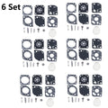 6x Carburetor Gasket Kit for Poulan Ryobi Homelite Zama C1U-W19 RB-117