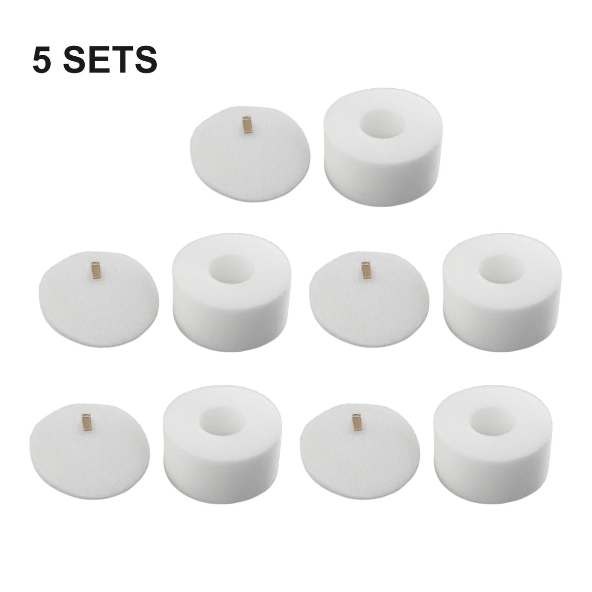 Set of 2 Sponge Filters for Shark MessMaster (Efficient Dust Capture)