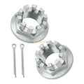 Rear Wheel Axle Nuts w/ Pin for Honda ATV Foreman 400 450 500 520 (1995–2021) #90304-HM7-A10