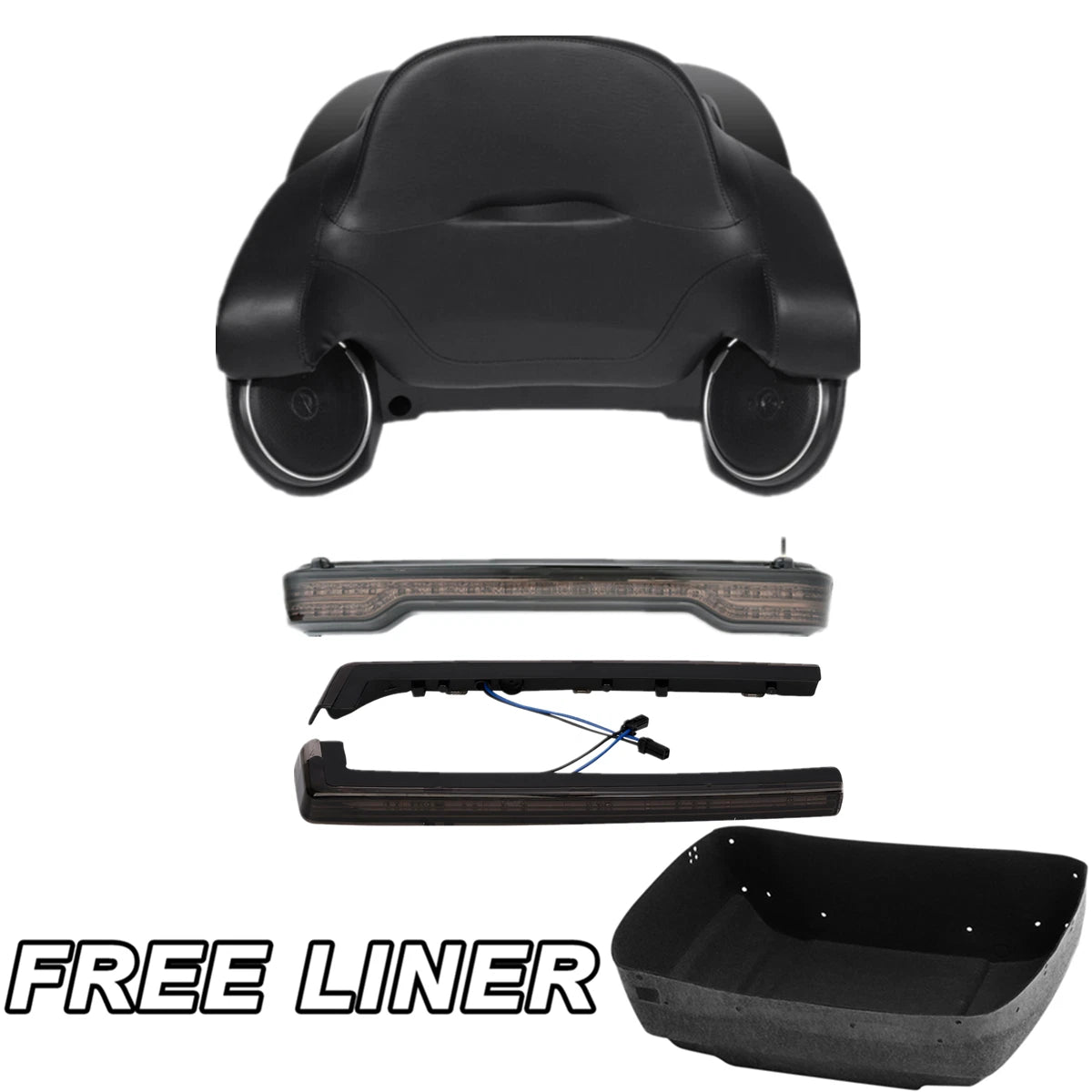 LED Brake Light Speakers for Harley Touring (2014–2023)
