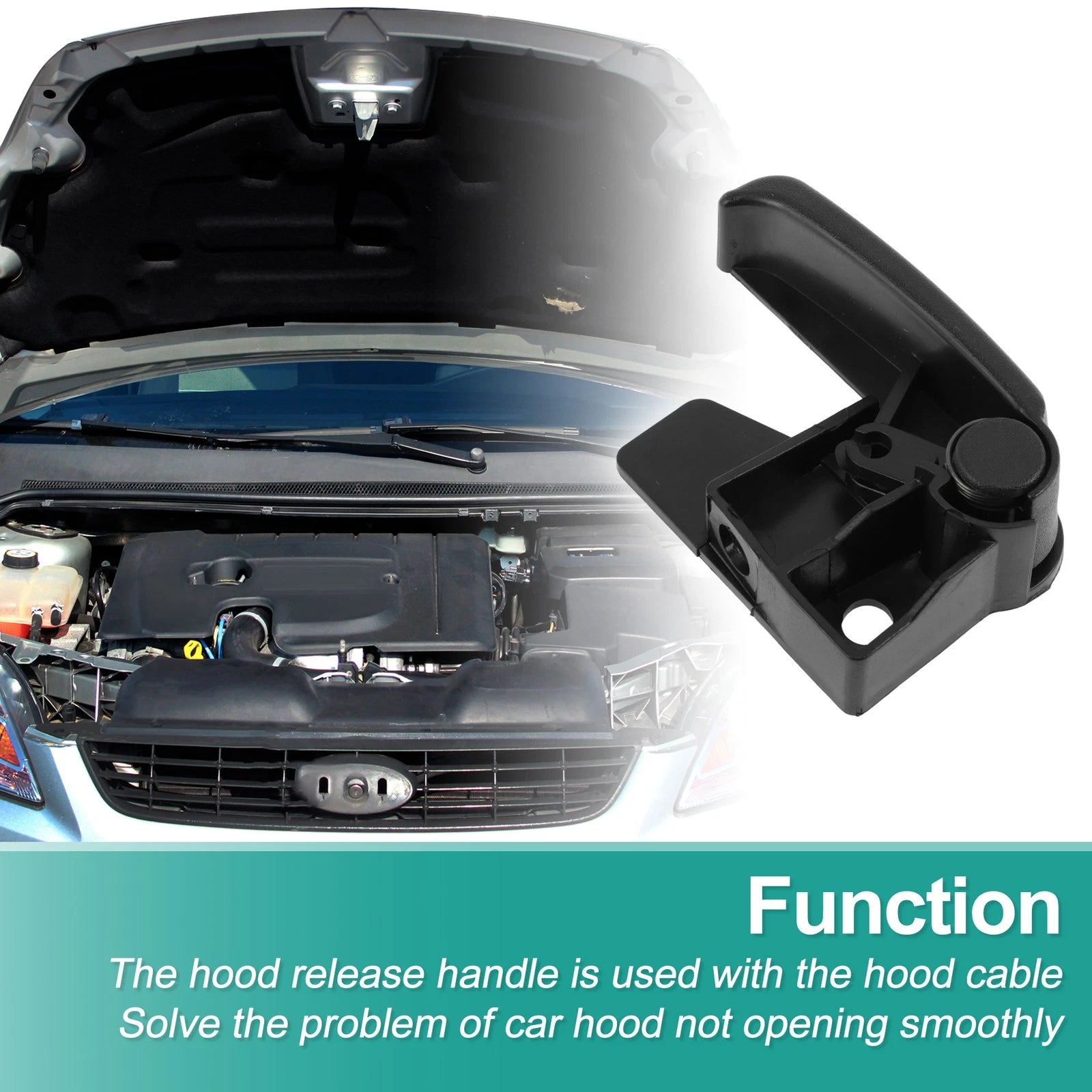 Hood Latch Release Handle for Chevrolet C1500 C3500 (1995–2000)