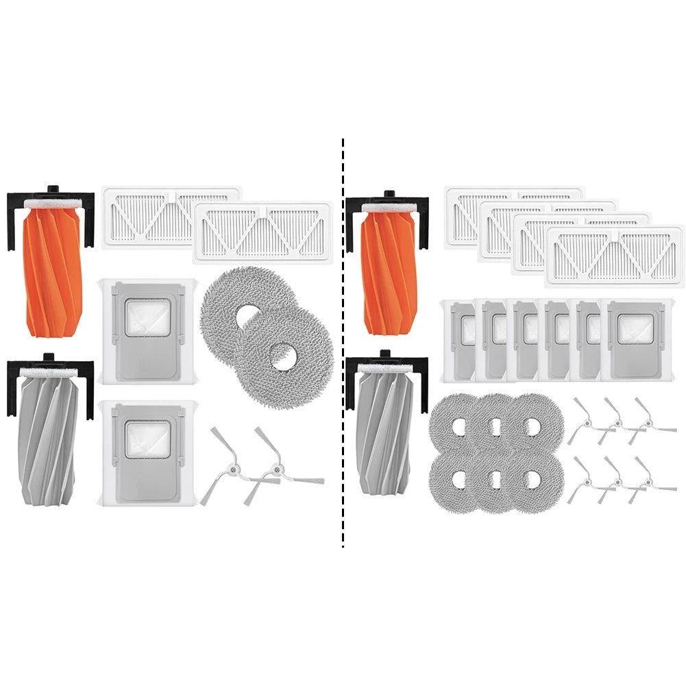Set of 4 Replacement Main Side Brush Filter Mop Cloth for DJI ROMO S A P Cleaner