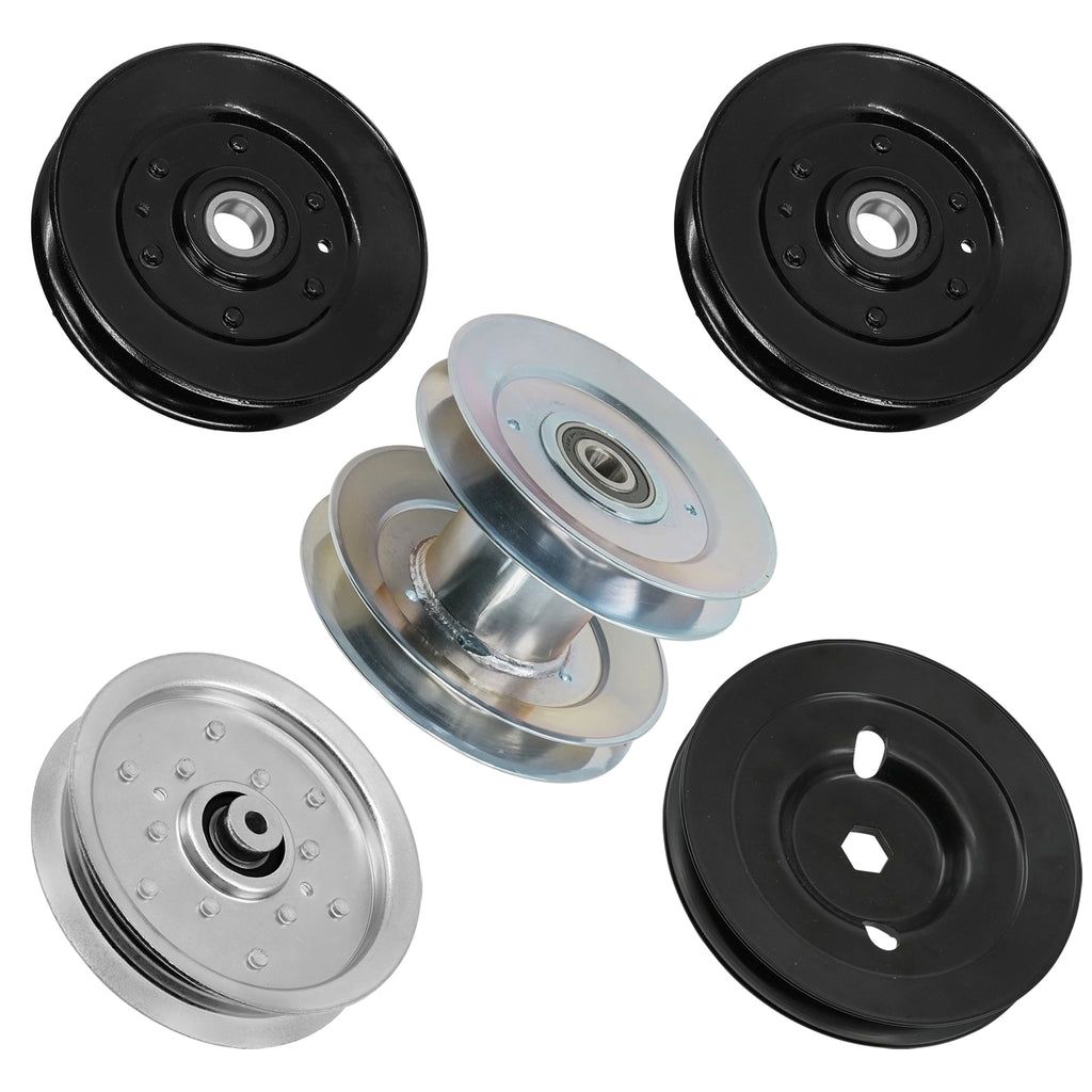 Deck Drive Pulleys Replacement Set for John Deere X330 X350 X354 X370 (42–48)
