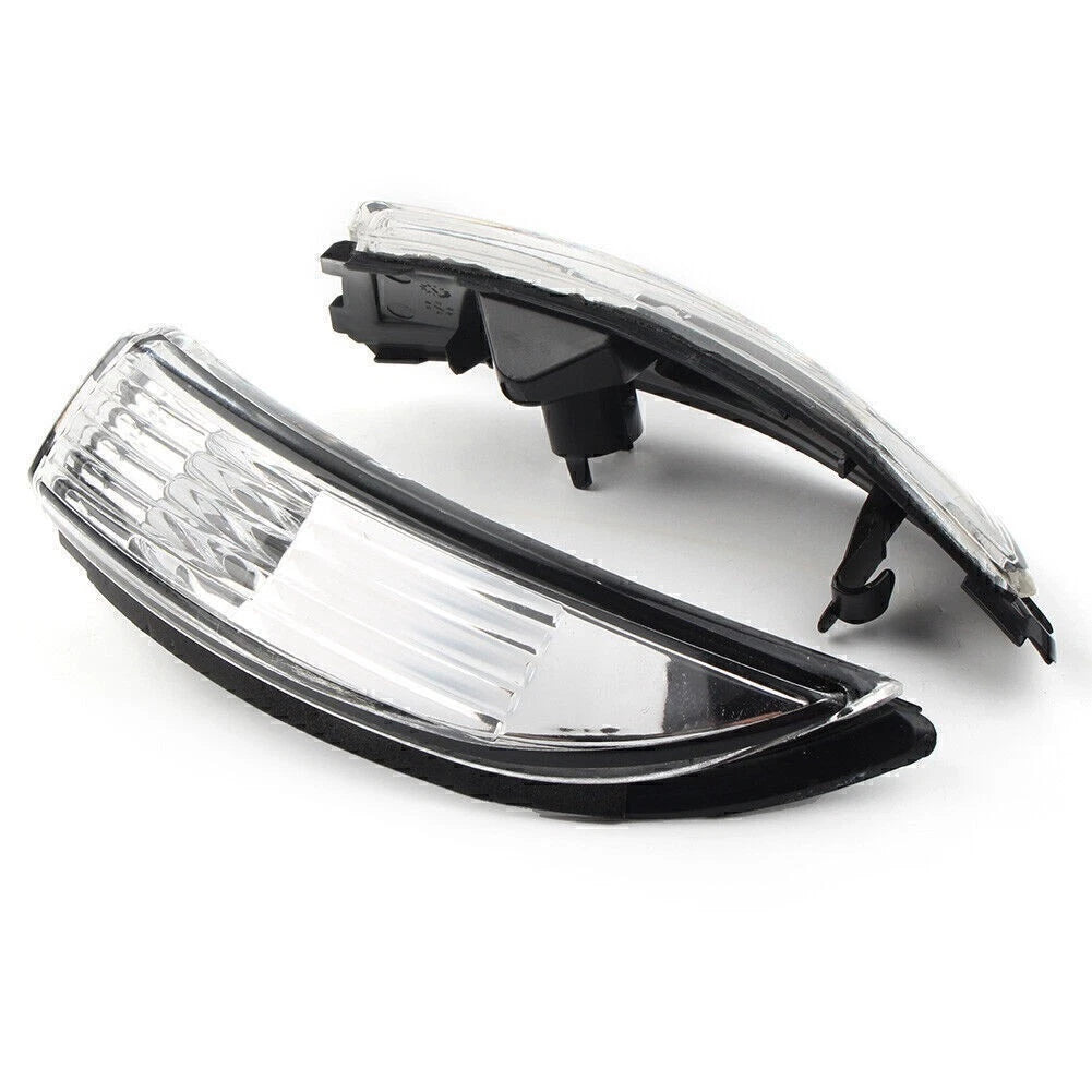 2X Side Rear View Mirror Indicator Light Cover for Ford Fiesta (2009–2015)