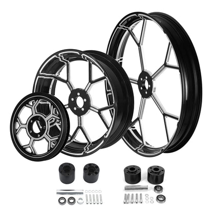 Set of 2 Wheel Rims & Hubs for Harley Touring (2009–2023)