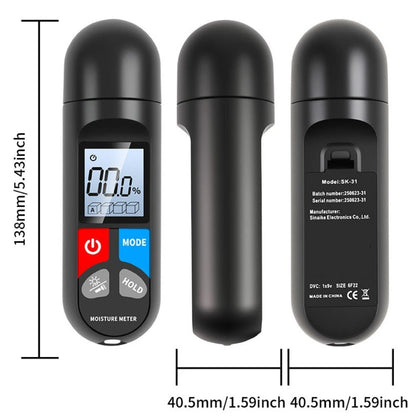 Digital Wood Moisture Analyzer SK31 with Temperature and Humidity Display