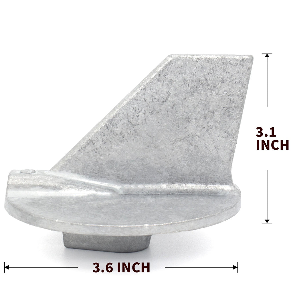 6E5-45371-01 Trim Tab Anode with Bolt for Yamaha 115 130 HP Outboard (1990–2023)