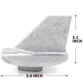 6E5-45371-01 Trim Tab Anode with Bolt for Yamaha 115 130 HP Outboard (1990–2023)