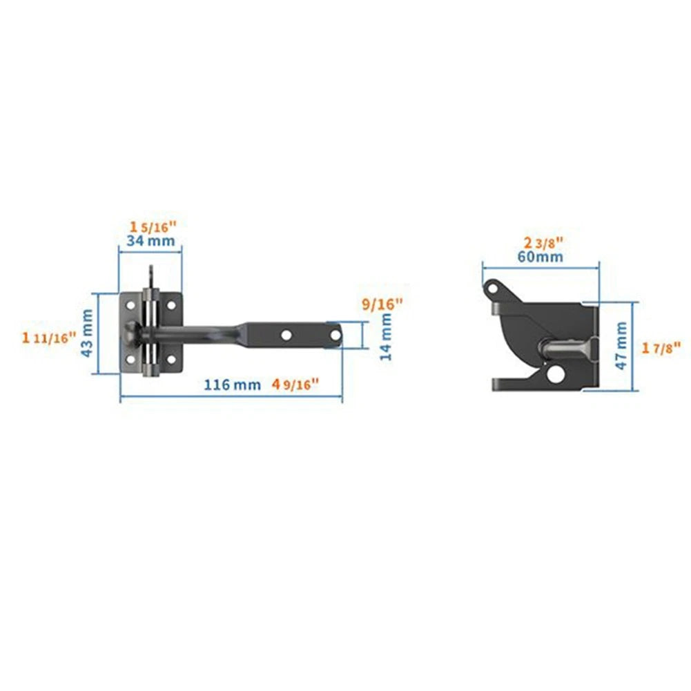 Door Latch for Home Improvement (No Part Numbers Supplied)