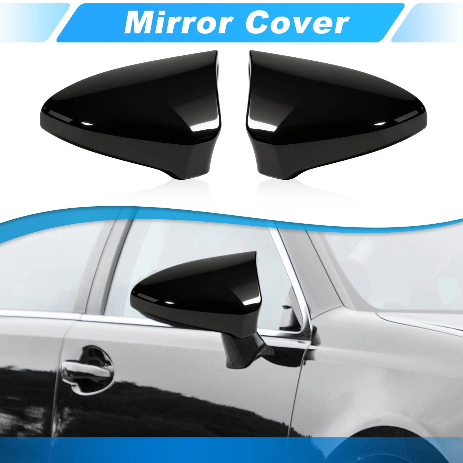 Side Mirror Caps Replacement Set for Lexus IS GS LS ES RC F-Sport (2013–2020)