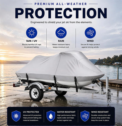 420D Reflective Jet Ski Cover for Bombardier Sea Doo GTI (2006–2009)