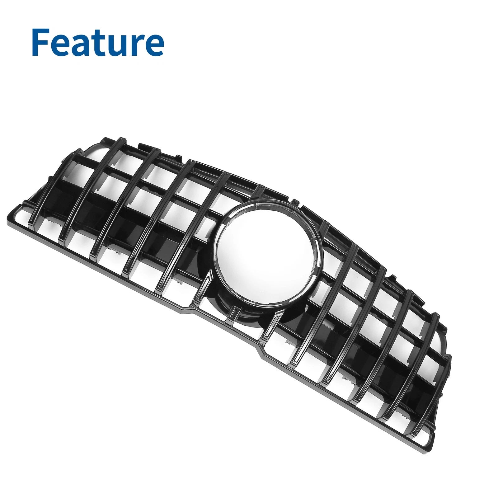 Front Upper Bumper Grille Grill Replacement for Mercedes-Benz GLK300 2010–2012