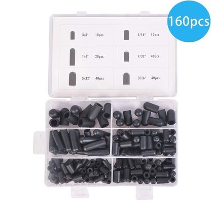 160 Pcs Rubber Vacuum Dust Covers for Carburetor Valve