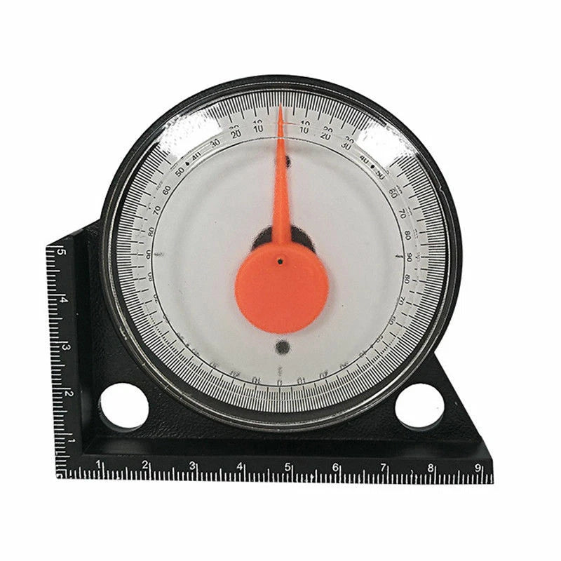 Magnetic Inclinometer Protractor Level Meter Angle Measure Slope 0-90 Degrees
