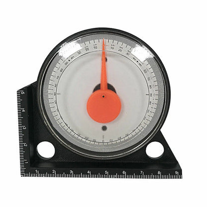 Magnetic Inclinometer Protractor Level Meter Angle Measure Slope 0-90 Degrees