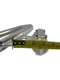 Tigress Silver Aluminum Rod Holder for 1.5" OD Pipe (Fixed Angled Mount)