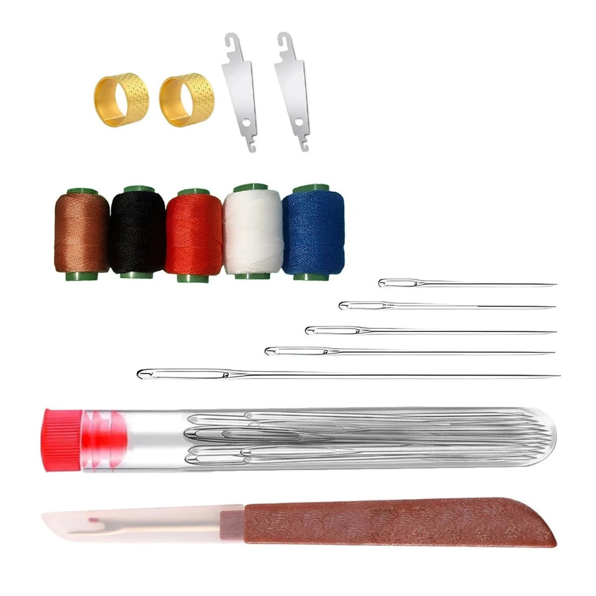 36 Piece Sewing Set for Travel - Needle and Thread Tools Kit