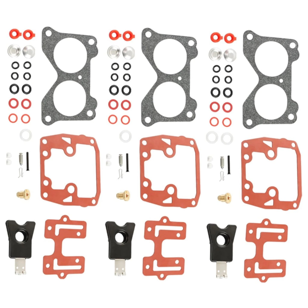 3X Carburetor Kit for Johnson/Evinrude Outboard (383906, 390055, 392550, 398526, 0439076)
