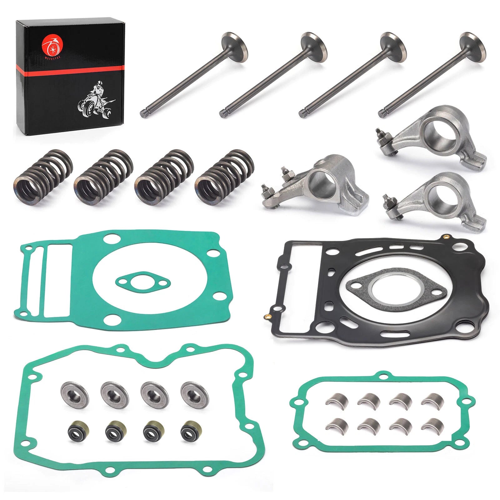 Rocker Arm Intake Exhaust Valve Kit for Polaris Magnum 425 500 Big Boss ATP 500 (1995–2005)