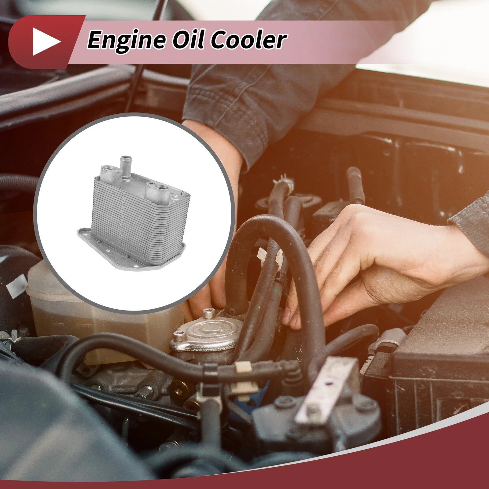 Engine Oil Cooler Replacement for Mercedes-Benz E-Class W210 E320 3.2L (1999–2002)